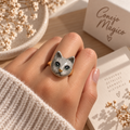 Anillo Gato Gris