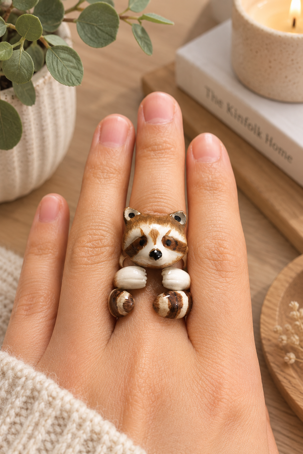 Anillo Oso Rojo