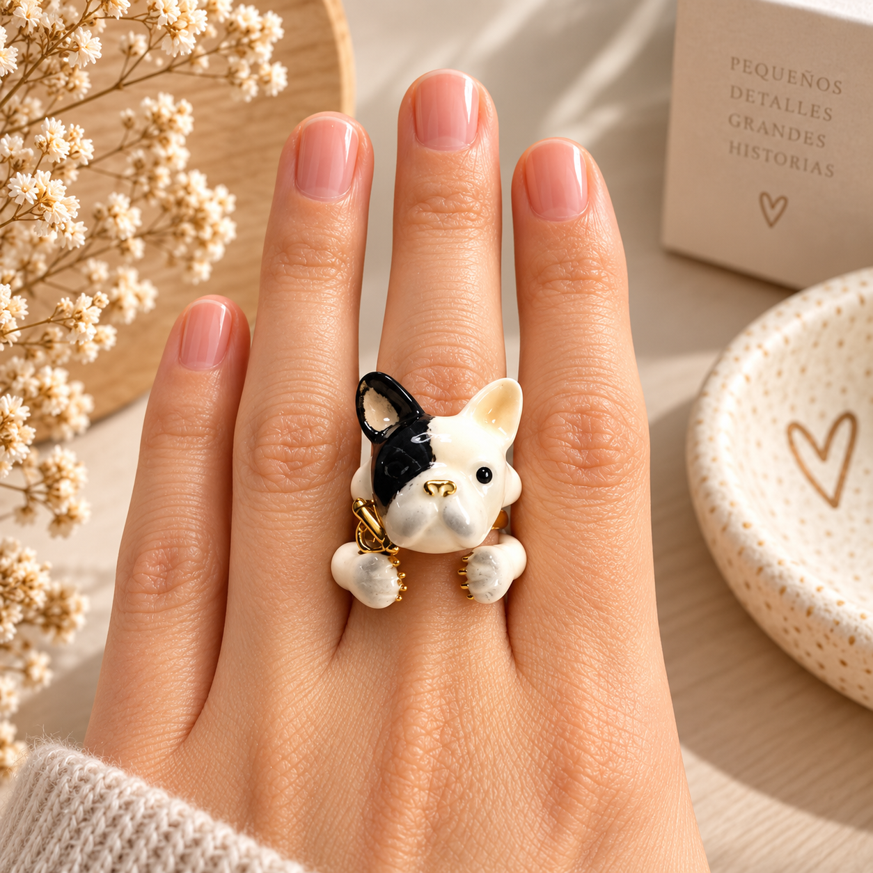 Anillo Bulldog Francés