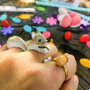 Anillo Ardilla Gris