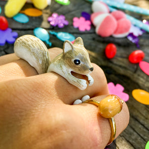 Anillo Ardilla Gris