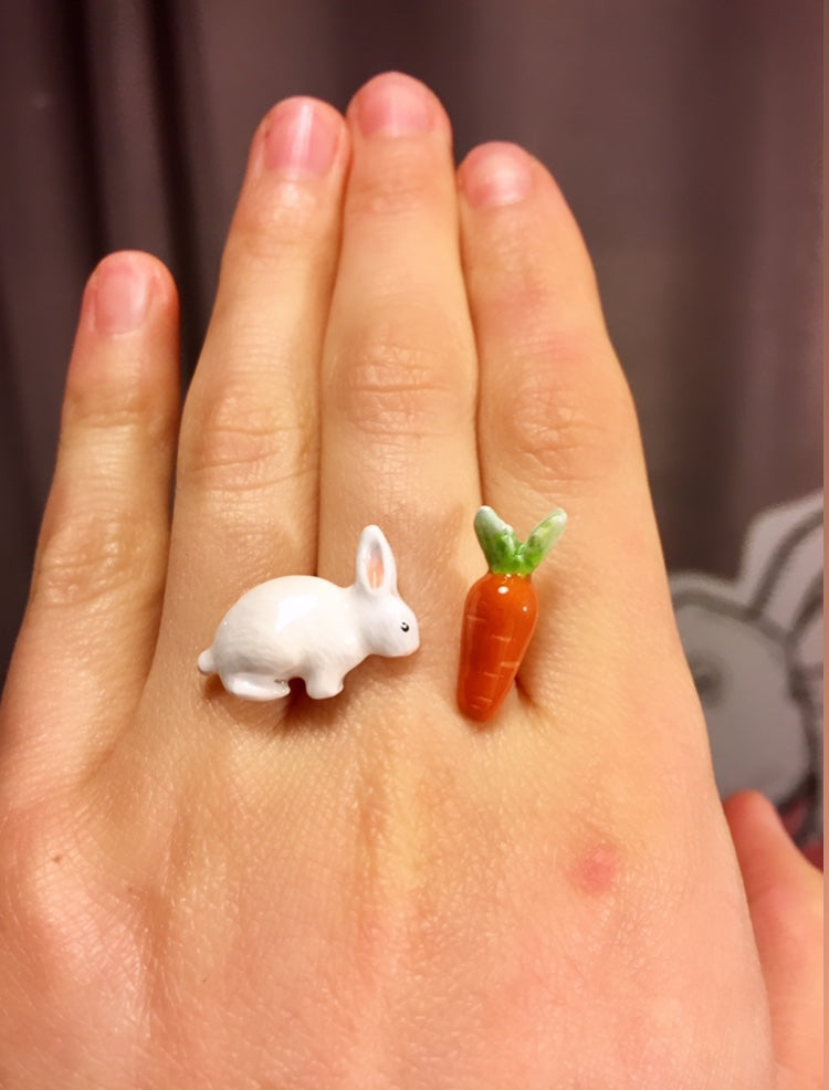 Anillo Conejo Zanahoria