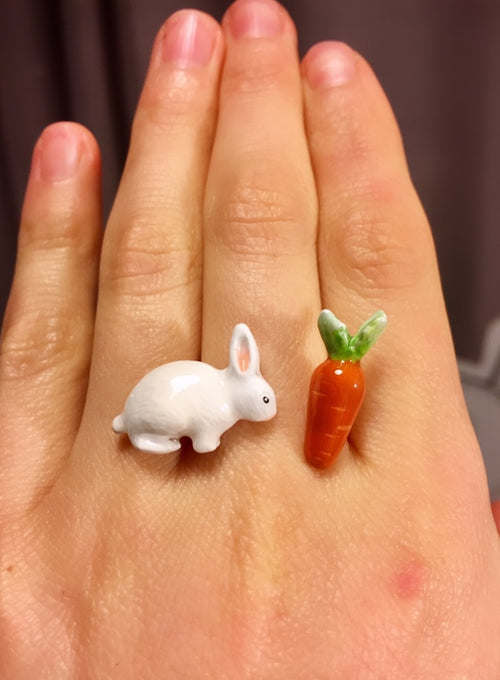 Anillo Conejo Zanahoria
