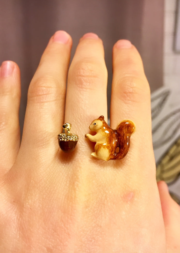 Anillo Ardilla Avellana