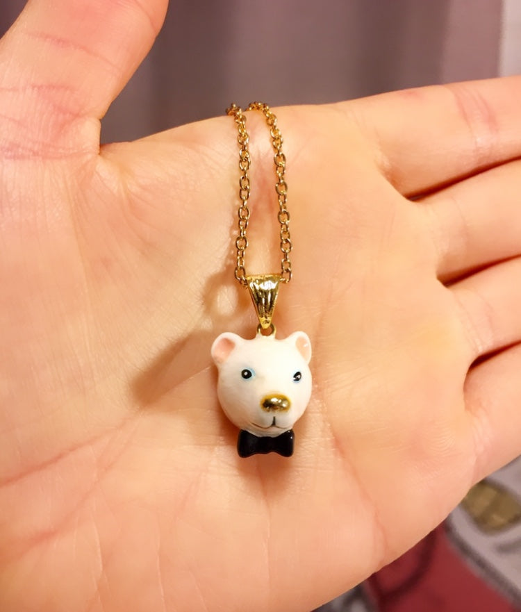 Colgante Oso Polar Corbatín