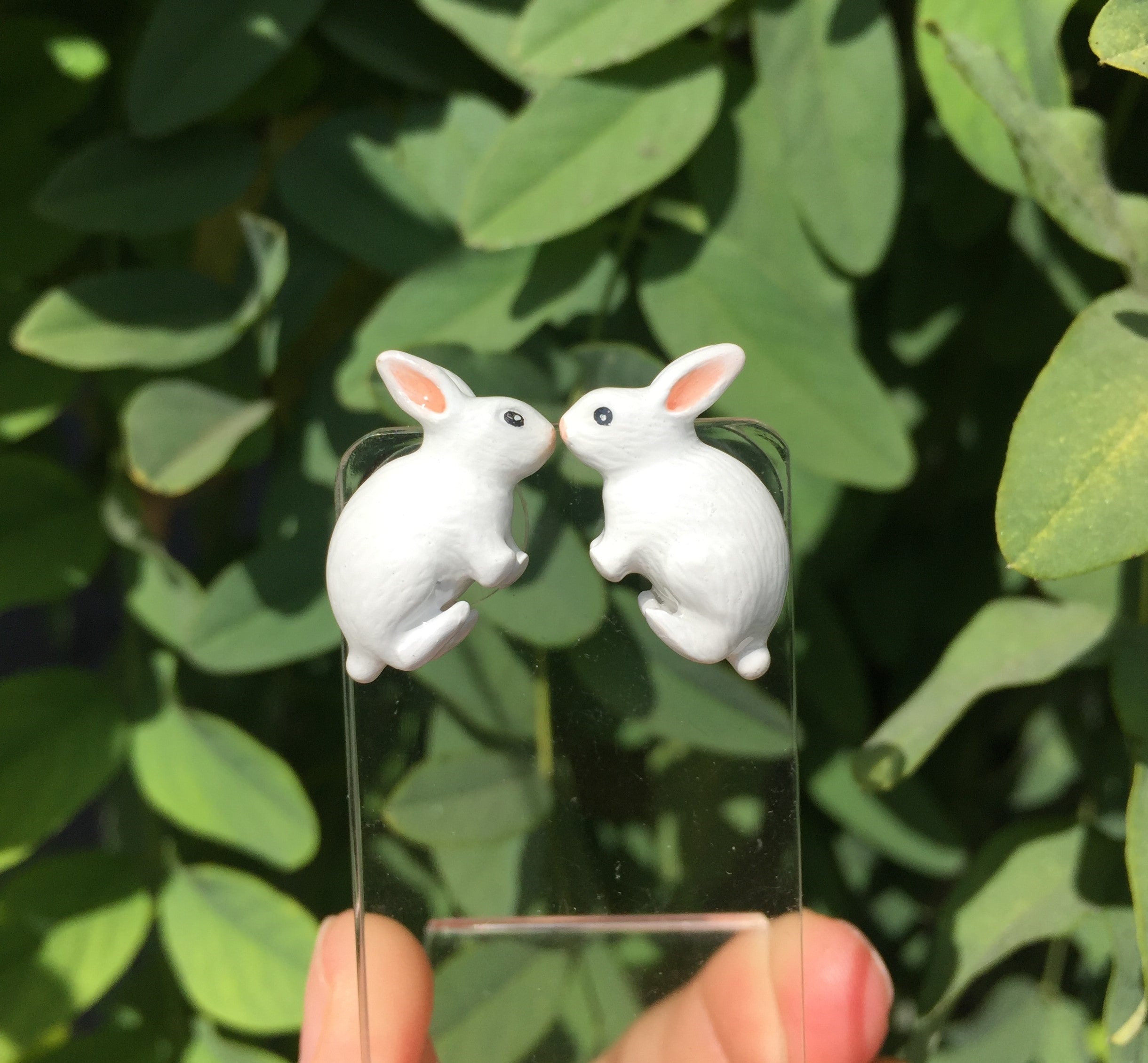 Aros Conejo Blanco