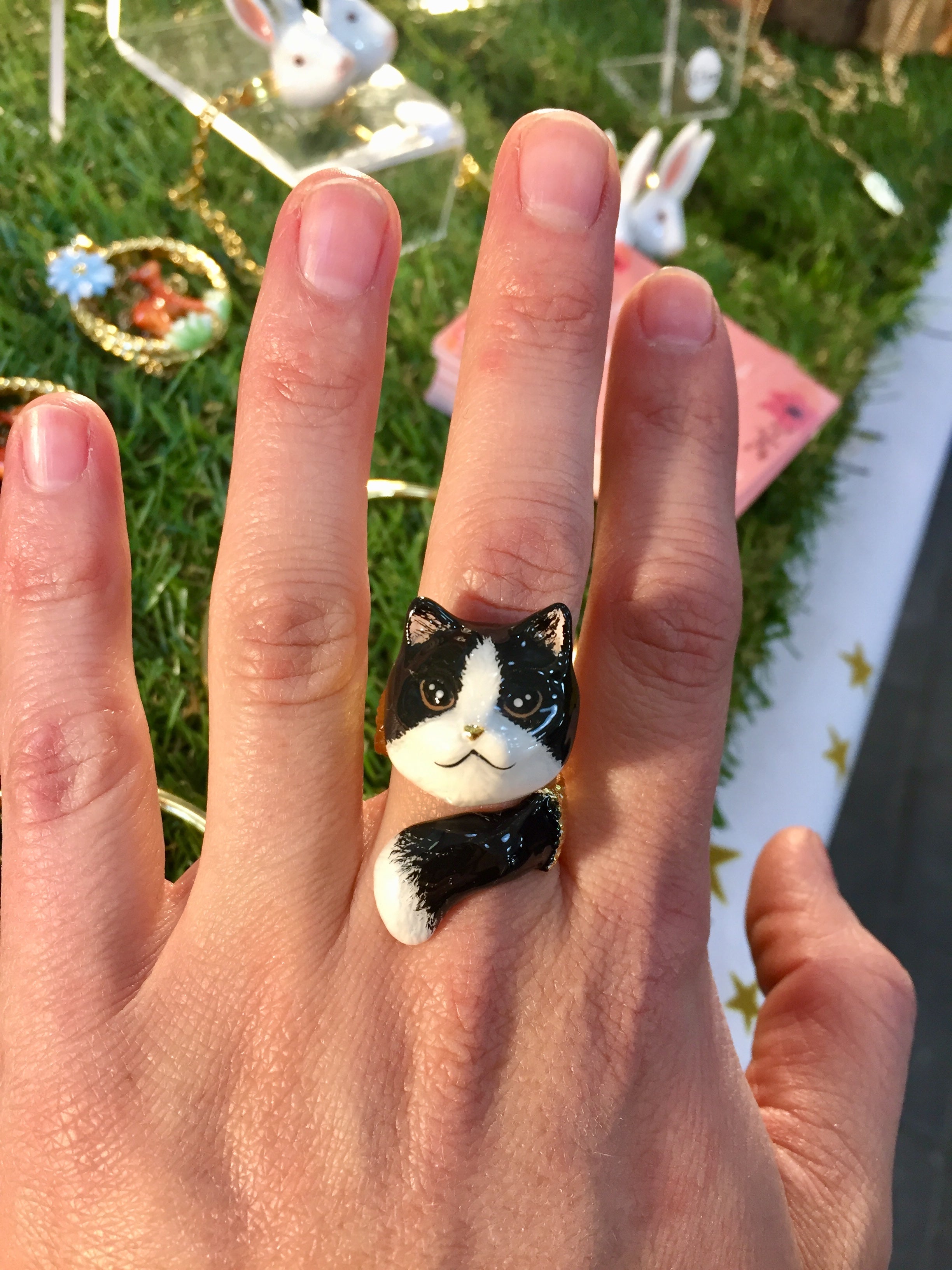 Anillo Gato con Cola