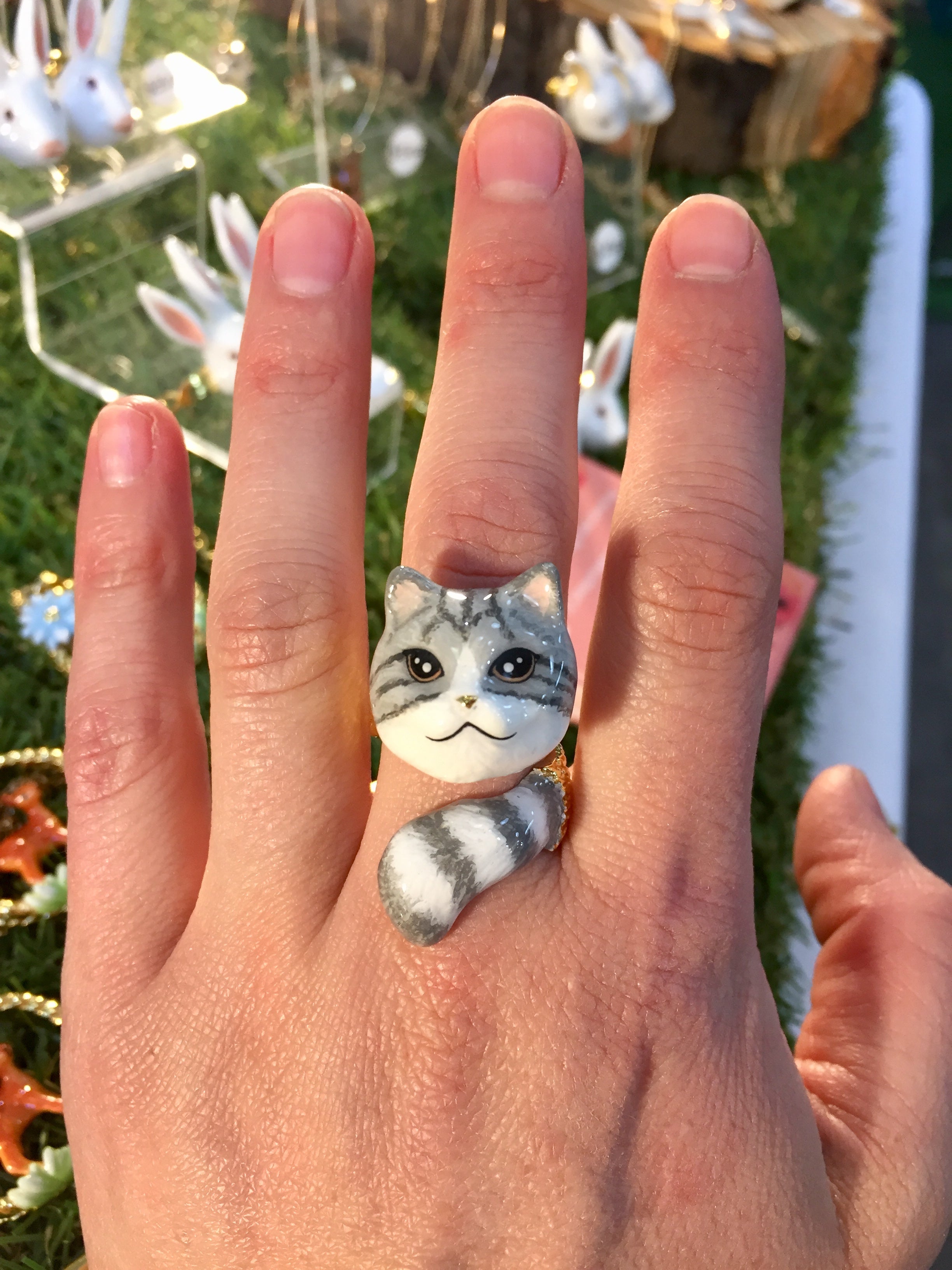 Anillo Gato con Cola