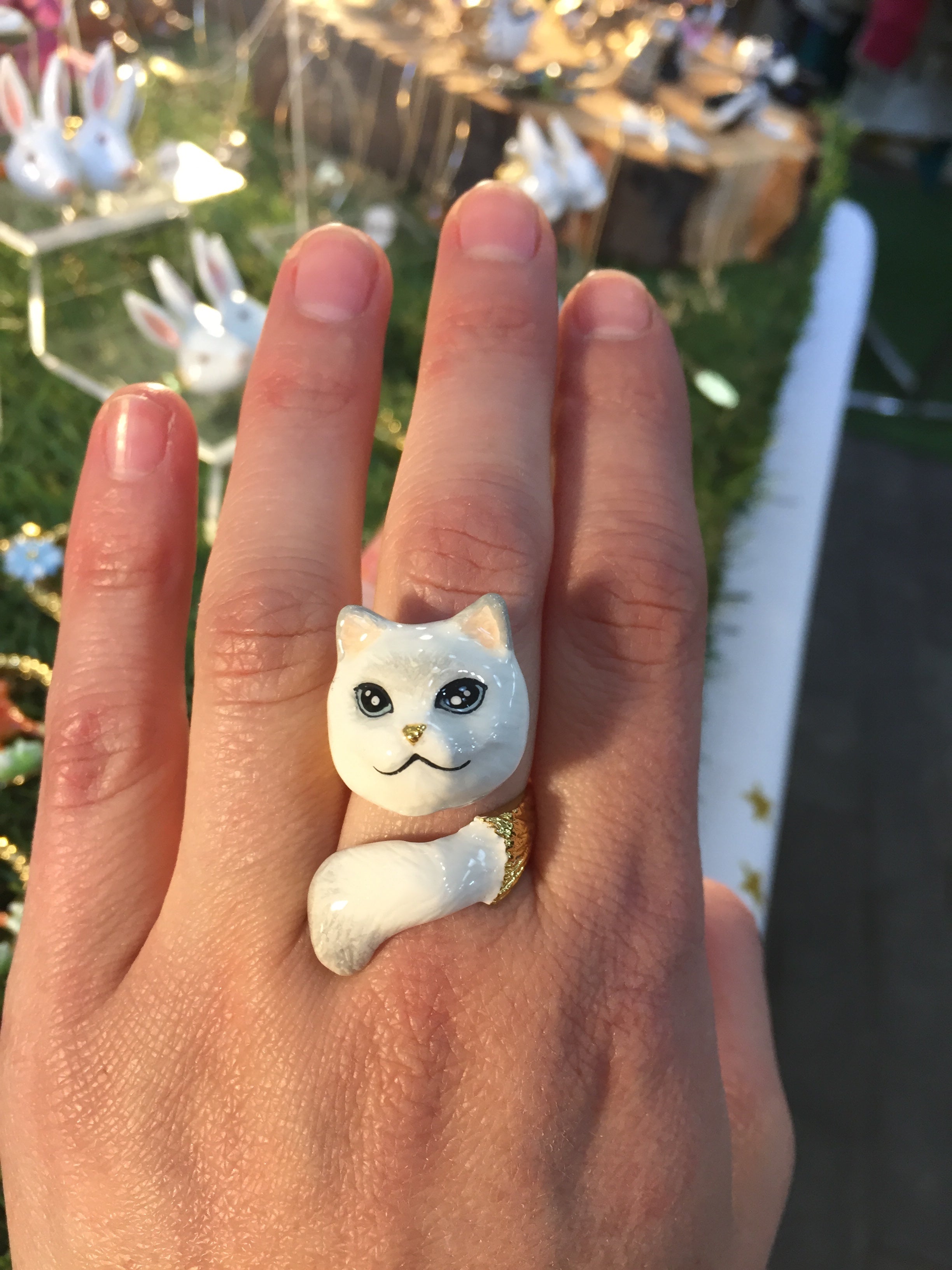 Anillo Gato con Cola